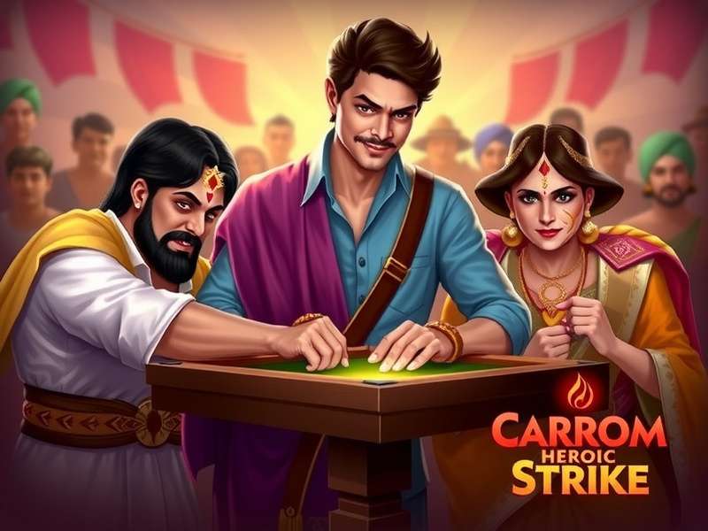 Carrom Heroic Strike - Pongal Event with Traditional South Indian Feast Theme Carrom Heroic Strike Pongal Event